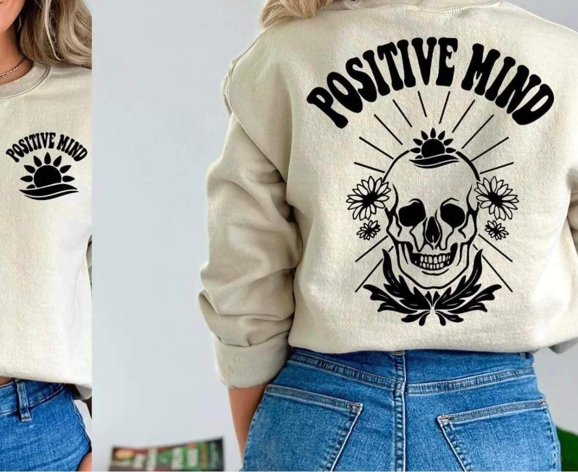 Positive mind pocket & back