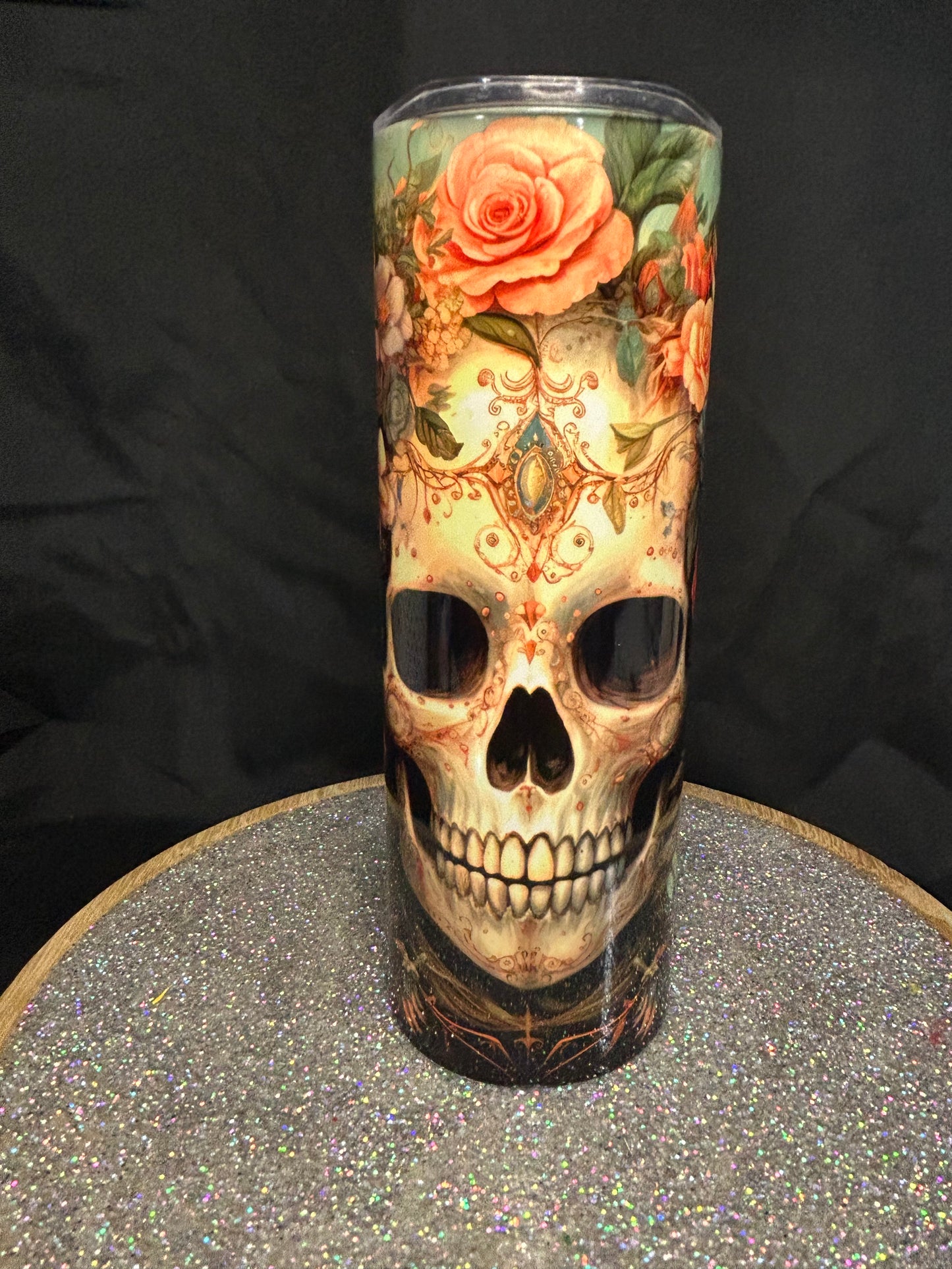 Floral skull