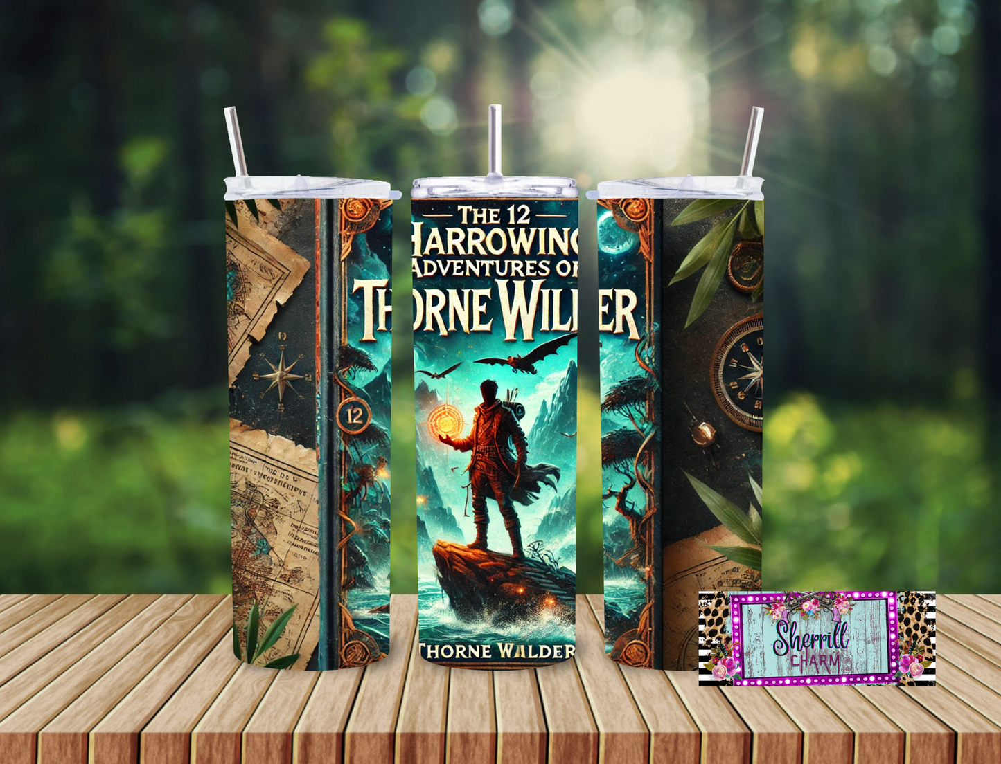 Custom Book Cover 20 oz tumbler