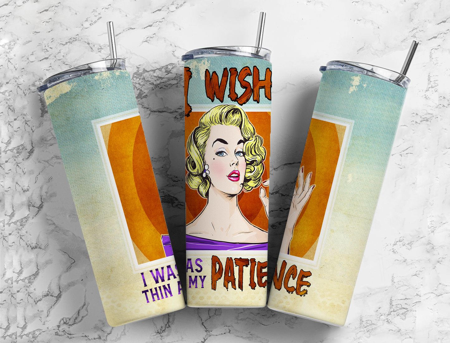 I wish I was as thin as my patience