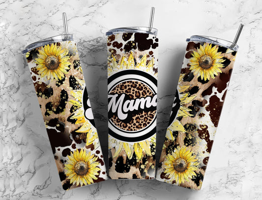 Sunflower Cowhide Mama