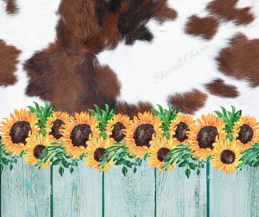 Cow Print Sunflower