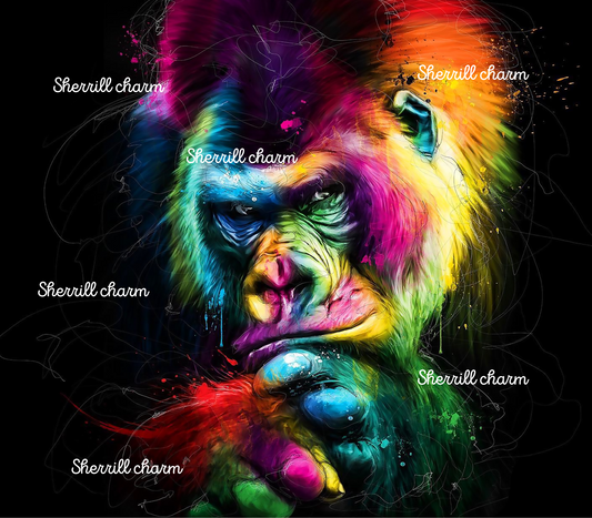 watercolor ape