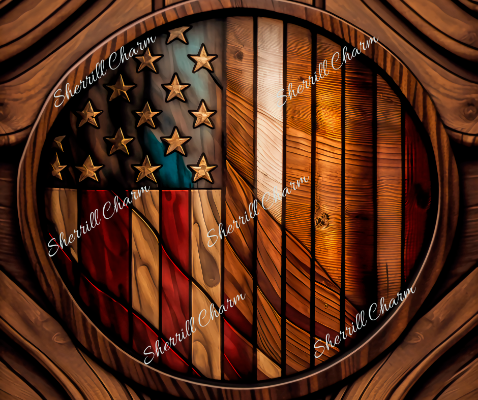 Wooden Flag