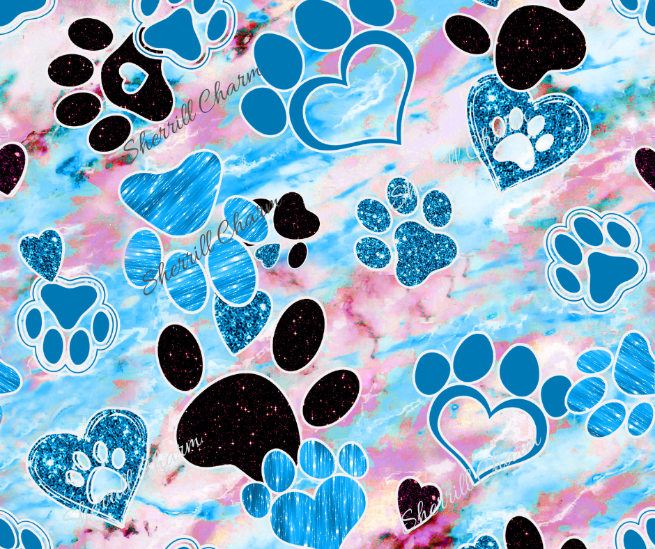 Paw prints