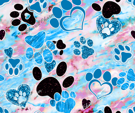 Paw prints