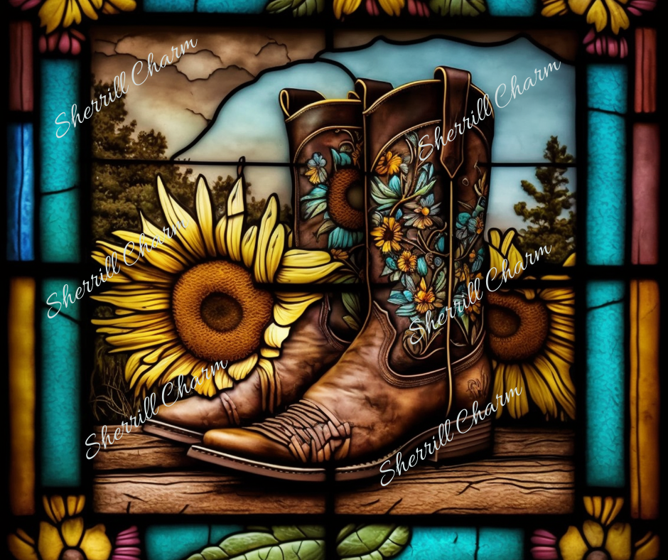 Stained Glass Boots